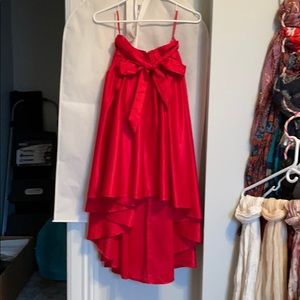 NWT Hi Lo Fancy Red Skirt